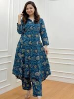 Women Co Ord Set for Women | Co Ord Set for Women Stylish | Kurta Set for Women | Kurta Set | Ethnic Co Ord Set for Women | 3/4 Sleeve Women Co-ord set - Image 4