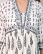 Women Printed A-Line Kurta Set - Image 2