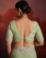 Embellished Saree with Blouse Piece - Image 7
