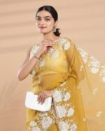 Women Organza Soft Saree - Image 4