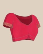 Women Woven Saree with Tassels - Image 6